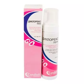 Диклорекс для животных пена для наружного применения 200мл