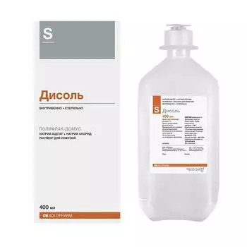 Дисоль р-р для инфузий фл. 400мл 20шт