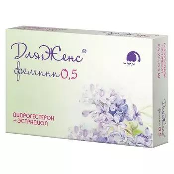 ДляЖенс фемини таблетки п/о плен. 2,5мг+0,5мг 28шт