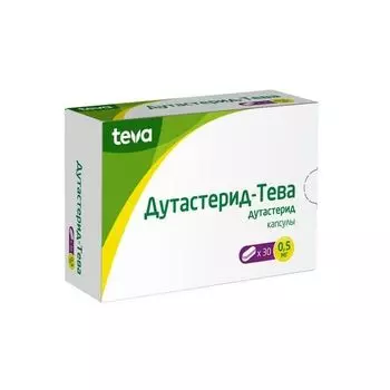 Дутастерид-Тева капсулы 0,5мг 30шт