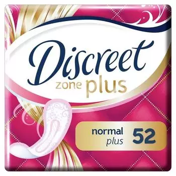 Ежедневные прокладки Discreet ZonePlus Normal, 52 шт.