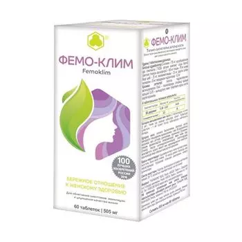 Фемо-Клим Парафарм таблетки 505мг 60шт