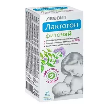 Фиточай напиток Лактогон Леовит 1,5г 25шт