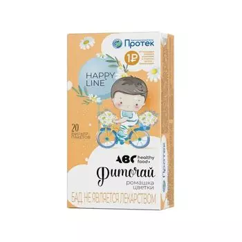 Фиточай ромашка Happy line ABC Healthy Food фильтр-пакеты 1,5г 20шт