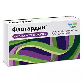 Флогардин таблетки п/о плен. 125мг 6шт