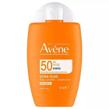 Флюид солнцезащитный для кожи лица ультралегкий невидимый SPF50 Avene/Авен фл. 50мл