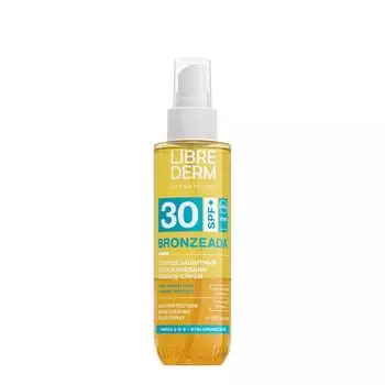 Флюид-спрей солнцезащитный для светлой чувствительной кожи увлажняющий двухфазный SPF30 Bronzeadaa Librederm/Либридерм фл. 150мл
