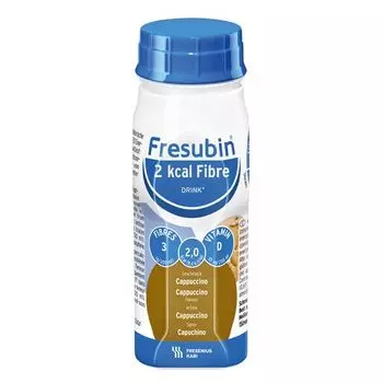 Напиток с пищевыми волокнами вкус капучино 2ккал Fresubin/Фрезубин бут. 200мл 4шт