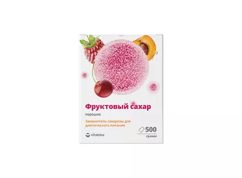 Фруктовый сахар (фруктоза) Vitateka/Витатека порошок 500г