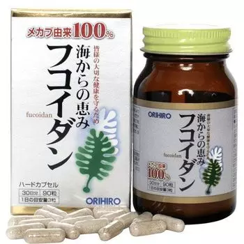 Фукоидан Orihiro/Орихиро капсулы 293мг 90шт