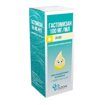 Гастомизан капли для приема внутрь 100мг/мл 30мл