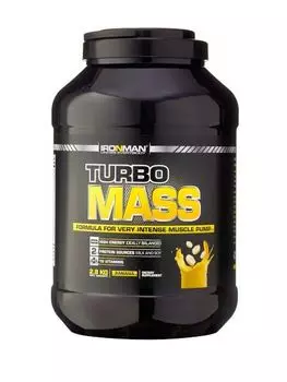 Гейнер банан банка Турбо Масс Ironman 2,8кг