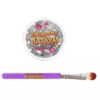 Гель-блестки для тела и волос, серебряный, блистер, косм. для дев. Сказочный Патруль Милая леди 50г