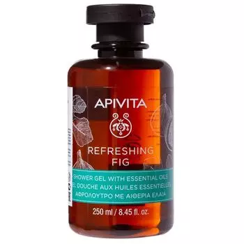 Гель для душа инжир с эфирными маслами Apivita/Апивита фл. 250мл
