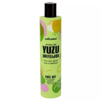 Гель для душа Юзу и Фейхоа, Cafe mimi 300 мл