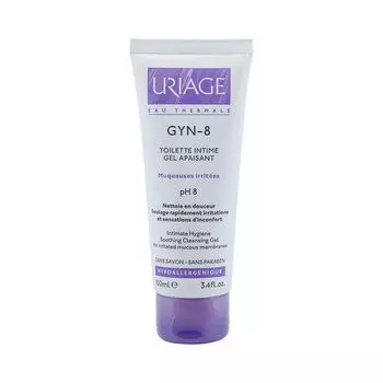 Гель для интимной гигиены успокаивающий Gyn-8 Uriage/Урьяж 100мл