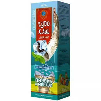 Гель для ног охлаждающий пиявка и ментол Чудо-Хаш 70мл