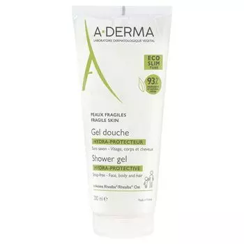 Гель для очищения лица, тела и волос для детей и взрослых увлажняющий A-derma/А-дерма туба 200мл