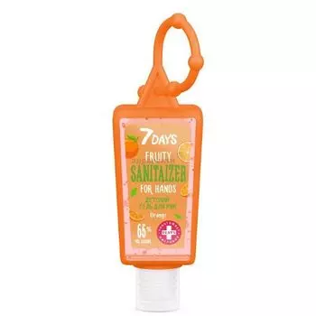 Гель для рук детский Orange Fruity Sanitaizer 7 Days/7 Дней 30мл