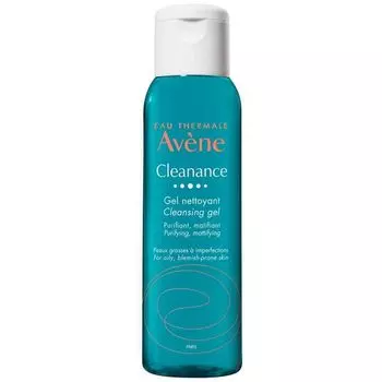 Гель для жирной и проблемной кожи лица и тела матирующий очищающий Cleanance Avene/Авен фл. 100мл