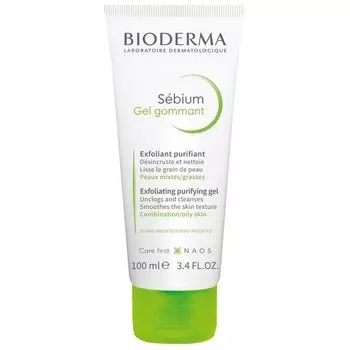 Гель гуммирующий для очищения жирной кожи лица Sebium Bioderma/Биодерма 100мл