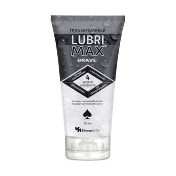 Гель интимный Brave Lubrimax/Лубримакс туба 75мл