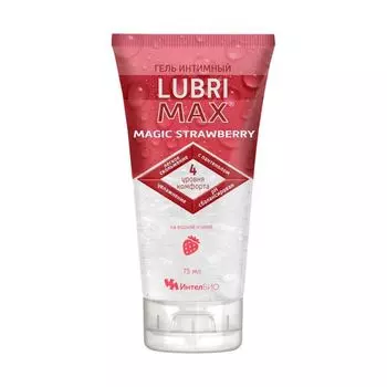 Гель интимный Strawberry Magic Lubrimax/Лубримакс туба 75мл