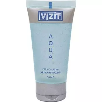 Гель-смазка увлажняющий Aquagel Vizit/Визит туба 50/60мл