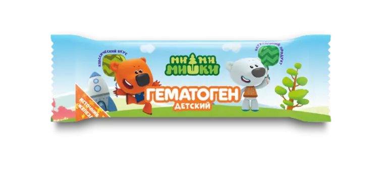 Гематоген детский Ми-ми-мишки 40г