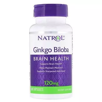 Гинкго Билоба Natrol капсулы 120мг 60шт