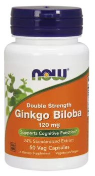Гинкго Билоба Now/Нау капсулы 500мг 50шт