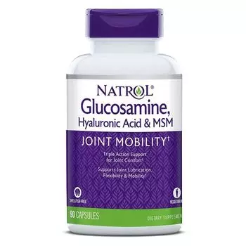 Глюкозамин Хондроитин и МСМ Natrol таблетки 90шт