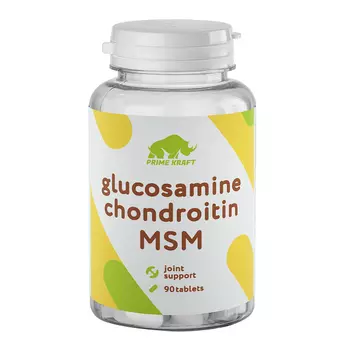 Глюкозамин Хондроитин МСМ Primekraft/Праймкрафт 90шт