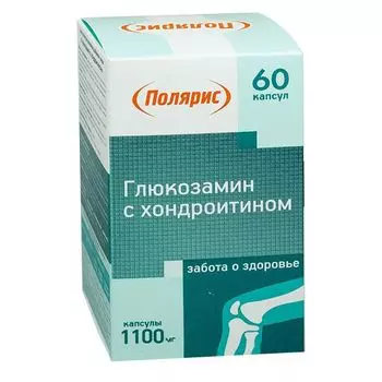 Глюкозамин с хондроитином Поляриc капсулы 1100мг 60шт