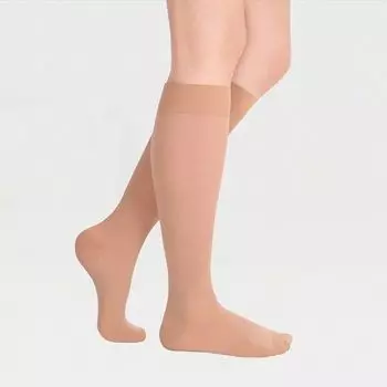 Гольфы компрессионные ID-200 2 класс закрытый носок карамель Luomma/Луома idealista L/лонг