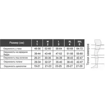 Гольфы Relaxsan/Релаксан Gambaletto 950 2 класс компрессии 280 ден цвет черный разм.3