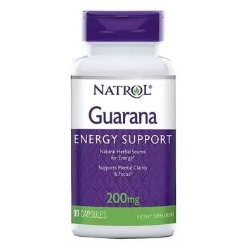 Гуарана Natrol капсулы 200мг 90шт