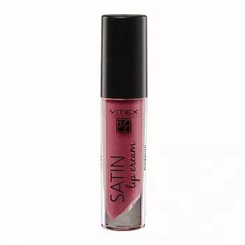 Губная помада жидкая полуматовая Red cherry Satin Lip Cream Витэкс 3,5г тон 709