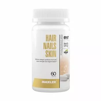 Хэир, неилз, скин Maxler/Макслер таблетки 1000мг 60шт
