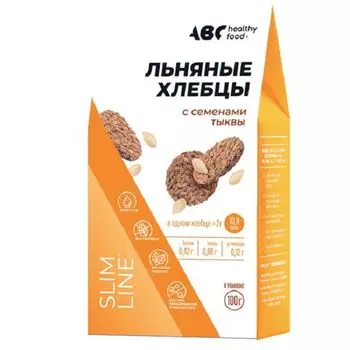 Хлебцы льняные с семенами тыквы ABC Healthy Food 100г