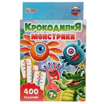 Игра карточная развивающая КрокодилиЯ Монстрики Умные игры