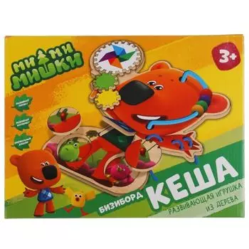 Игрушка деревянная бизиборд Кеша Ми-ми-мишки Буратино