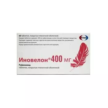 Иновелон таблетки п/о плен. 400мг 60шт