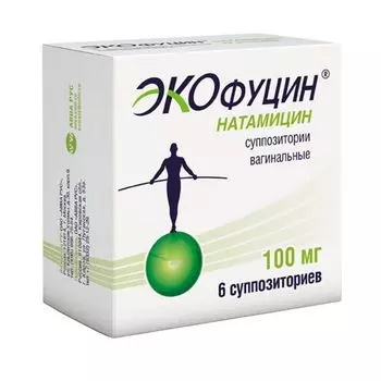 Экофуцин суппозитории вагинальные 100мг 6шт
