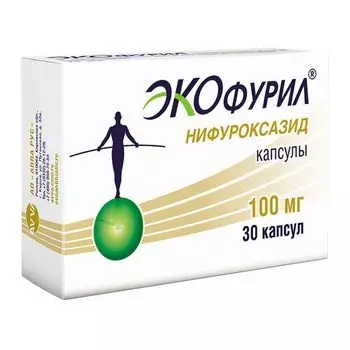 Экофурил капсулы 100мг 30шт