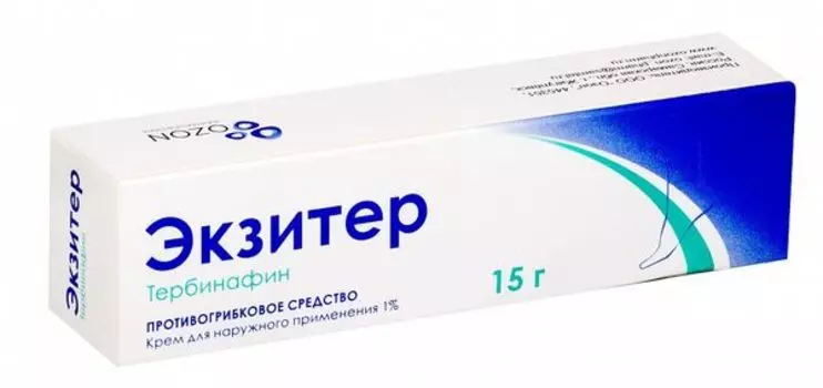 Экзитер крем для наруж. прим. 1% 15г