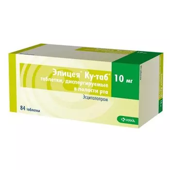 Элицея Ку-таб таблетки диспергируемые 10мг 84шт