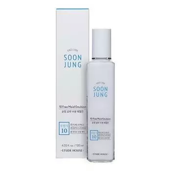 Эмульсия для чувствительной кожи Soon jung 10-free moist emulsion Etude House 120мл