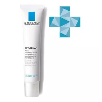 Эмульсия для жирной кожи Effaclar К+ La Roche Posay/Ля рош позе 40мл