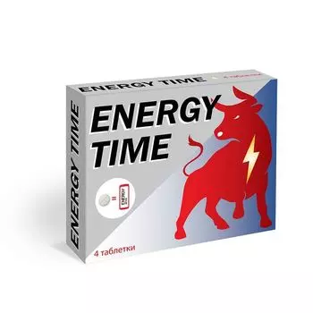 Энерджи Тайм таблетки п/о 550мг 4шт